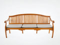 Banc de jardin - Bois-Tissu - 188x65x91 cm - Marron-Gris clair - Style classique