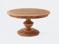 Table de jardin - Bois - 120x120x75 cm - Marron - Style classique